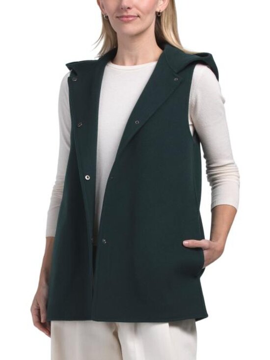 Theory Jackets & Blazers - THEORY Wool Blend Clairene Vest